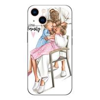 Black Tpu Case For Huawei Honor X8 50 Lite Pro 10 lite Nova 5t 8 9 Pro 4G 5G 8i Cover Mom Dad Baby family Huawei Nova 8 5G white