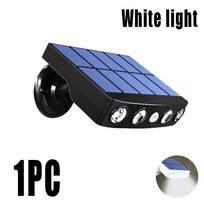 LED saulės šviestuvai lauko judesio jutiklio apsaugos šviestuvai saulės sieniniai šviestuvai prožektoriai vandeniui atsparūs saulės judesio šviestuvai sodui 1PC