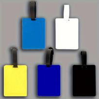 5 Pcs Blank Luggage Tag Card Set  Shipping Mark Anti-lost Tag Hanging Plate  Mi Kids Luggage Luggage Tag  Luggage Accessory Tag Travel Plate 5pcs white