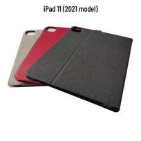 2021 11-inch & 12.9-inch iPad Pro Leather Flip Case with Card Slots 12.9-inch rožinė