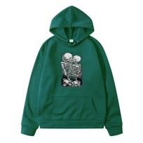 Skull Hug Pattern Printed Men Clothing Men's Sweat-shirt Men's Winter Sweater New in Sweatshirts Man Hoodie Fashion Casual S