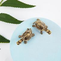 1 vnt. drakono vėžlio liejimo figūrėlė, metalinė retro skulptūra, stalo dekoravimo dovana 1 PC