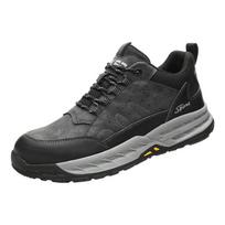 Labor Shoes Men's Wear-resistant and Tie-resistant Safety Shoes Non-slip Soft-soled Steel Bag Head Anti-smashing and Stab-proof Work Shoes 36