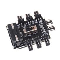 Pc Ide Molex 1–8 krypčių skirstytuvas, 3 kontaktų aušinimo ventiliatoriaus stebulės maitinimo lizdo adapteris