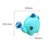 Outdoor Elephant Watering Can Kids Home Patio Lawn Gardening Irrigation Plant Outdoor Cute Cartoon Plastic Watering Pot 1500ml žalia