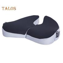 Ergonomiška sėdmenų pagalvėlė hemorojus turinčios sėdynės uodegos kaulo palaikymas laikysenos koregavimas atminties putplasčio palaikymas U formos dizainas, lėtas atšokimas biuro automobiliui ir juoda