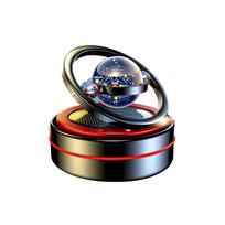 1PC Car Air Freshener Interstellar Solar Ring Rotary Aromatherapy Ornaments Dashboard Perfume Diffuser Auto Accessories Interior Car Decor juoda