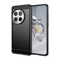 „OnePlus 12“ dėklas, skirtas „OnePlus 12 5G“ dangtelis, atsparus smūgiams minkštas silikoninis apsauginis buferis, skirtas „OnePlus 12 Fundas“ 6,82 colio For OnePlus 12 juoda
