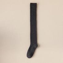 Fashion Thicken Thigh High Socks Women Solid Long Stockings Warm Wool High Knee Socks Femme Leg Boots Calcetines Medias šviesios chaki spalvos