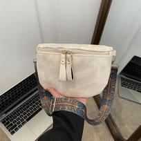 Moteriški PU odiniai liemens krepšiai Stilingas Hobo Vienspalvis Krepšys ant peties Prabangus dizainerio sukurtas krūtinės krepšys Platus dirželis Fanny Pack