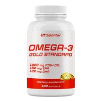Sporter Omega-3 aukso standartas – 180 kaps