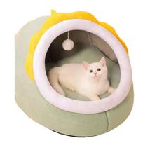 Cute Dinosaur Kitten Special Cat Litter all seasons universal semi-enclosed cat litter puppy litter winter cold plus S šviesiai žalios spalvos