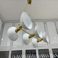 Šviestuvas Lubinis Šviestuvas Modernus Pakabinamas 6 Šviestuvų Šviestuvų tvirtinimas gray