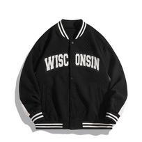 Baseball jacket men's new fall fashion brand baggy handsome young student jacket clothes M