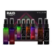 VILLAIN Raid Luxury Perfume Gift Set | Long Lasting EDP Fragrance Combo - Woody | Perfume for Men & Women | Gift for Sister/Brother - Pack of 4x8ml
