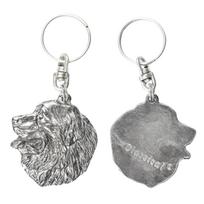 Bernese Mountain Dog, Berner Sennenhund I - Silver-plated dog pendant, handbag decoration, backpack pendant by Art-Dog brand sidabras