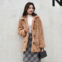 Women's Winter Plus Size Warm Jacket Loose Plush Jacket Warm Windproof Snow Warm Coat 6XL brown