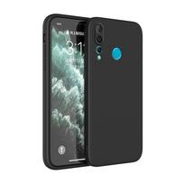 Kvadratinis skysto silikono telefono dėklas Huawei Y6P Y7P 2020 P40 lite E Y6 Y6S Y7 Y9 Prime 2019 P smart Z P30 Lite dangtelis Fundas Huawei Y6 2019 juoda