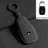 Automobilio nuotolinio rakto dėklas apvalkalas Mercedes Benz A C E S G klasės GLC CLE CLA W177 W205 W213 W222 X167 AMG priedams gray