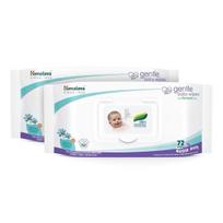 Himalaya švelnios servetėlės ​​kūdikiams - 72 vnt (Pakuotėje 2 vnt) white
