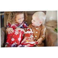 Elektrinis Kalėdų Senelis Lipantis Žemyn ir Žemyn Kamino Kalėdinė Kalėdų Senelio Žaislinė Veikianti Baterijomis Muzikinė Lėlė Kalėdinė Puošmena Dovana Vaikams Be Baterijų One Size beige