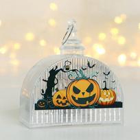 Helovino Džekas-o'-žibintas Vaikai Neša Helovino Dekoracijos Šviečiantys Rekvizitai Vakarėlio Pakabinami Papuošimai Pumpkin