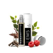 EM5™ Nomade Unisex kvepalai | Amber Oud Smoky odos kvapas | Eau De Parfum Purškiklis vyrams ir moterims | Dovana Jam ir Jai 15ML black