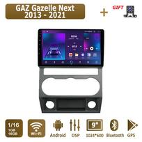 Android Carplay Automobilio Radijas GAZ Gazelle Next 2013 - 2021 Multimedia Grotuvas Galvos Vienetas Stereo GPS Navigacija BT WIFI 2+32GB 2+32GB gray