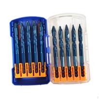 Crooked Head Eccentric Drill Bit Set Alloy Professional Hexagonal Handle for Concrete 10pcs 8mm