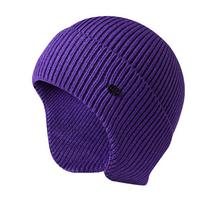 Žieminė ausų movelių kepurė Vyriška lauko megzta kepurė Šilta kepuraitė Beanie Kepurė Unisex Ausų apsauga Vėjui atsparios ausų atvartai Kepurė Bonnet Hats purple
