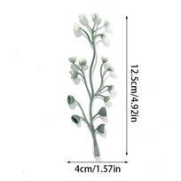 10 vnt. netikrų žalių augalų bonsai dekoracijų dirbtinių žalių lapų augalai 10pcs