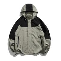 Customized warm windproof and waterproof windbreaker jacket winter new style 3XL black