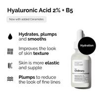 THE ORDINARY Hialurono rūgštis 2% +B5 30ml AUTENTIŠKA PARDUOTUVĖ white