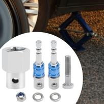 Top Wind Trailer Jack Crank Handle Cordless Drill Adapter Effcient Replace Stainless Steel, with