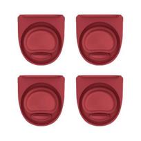 4 vnt. pakaitinių kamščių rinkinys, skirtas Owala FreeSip silikoniniam tarpikliui, skirtas 19/24/32/40oz sandariam buteliuko dangtelio sandariam priedui 4pcs raudona