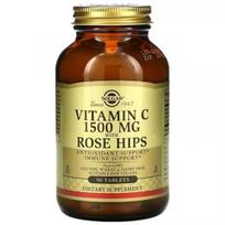 Solgar Vitaminas C su erškėtuogėmis, 1500 mg. 180 Tablets