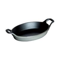 Mini Plat - Staub - 1301318 - Ovale - Gris Graphite - 15 cm pilka