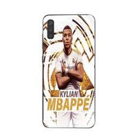 Coque Maniacase pour Samsung Galaxy A70 Kylian Mbappe Real Madrid wallpaper celebration juoda