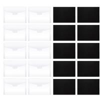 5/10/20Pcs Clear Stamp Die Storage Pockets with 0.3mm Thickness Rubber Magnetic Sheets for Cutting Dies Card Making A black