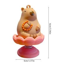 Anime Capybara Figure Simulation Capibara Action Figures Doll Car Dashboard Decor Ornaments Children Birthday Christmas Gifts brown