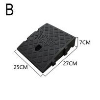 Portable Car Wheel Driveway Ramps Anti-Slip Wheel Chock Heavy Duty Threshold Ramp Kit For Car Trailer Truck Bike Accessorie N6Y5