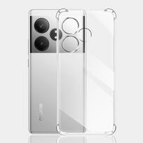 Shockproof Clear Case For Realme GT 6T Soft Silicone Phone Case For Realme GT Neo6 SE Back Cover for Realme GT 6 /GT Neo6 Funda For Realme GT 6 white