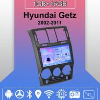 Car Radio Android Auto Carplay For Hyundai Getz 2002-2011 Multimedia Player Head Unit Stereo GPS Navigation BT WIFI 1+16GB 1+16GB,A blue