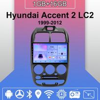 Android Carplay Automobilinis Radijas Hyundai Accent 2 LC2 1999-2012 Multimedijos Grotuvas Pagrindinis Įrenginys Stereo GPS Navigacija BT WIFI 2+32GB 1+16GB