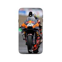 Phone case - MANIACASE - Samsung Galaxy J7 2018 - TPU Silicone - Miguel Oliveira Pattern - Flexible juoda