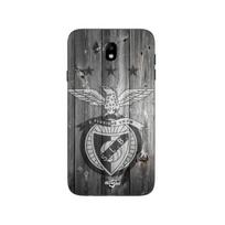 Coque Samsung Galaxy j7 2018 SLB BENFICA FOND GRIS Maniacase juoda