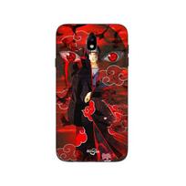 Case for Samsung Galaxy j7 2018 Demon Slayer Kimetsu no Yaiba Itachi Uchiha red front juoda