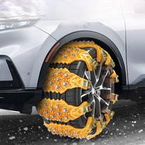 Automobilių sniego grandinės, neslystančios dviračių važiavimo reikmenys, rankenos avarinės padangos purvas geltona