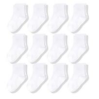 12pair/Lot Non Slip Toddler Socks with Grip for Boys Girls Baby Infants Kids Anti Skid Cotton Crew Socks 1-7Years S 0-1year balta