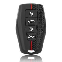Silikoninis automobilio rakto dėklas Geely Coolray X6 Emgrand Global Hawk GX7 priedams raudona